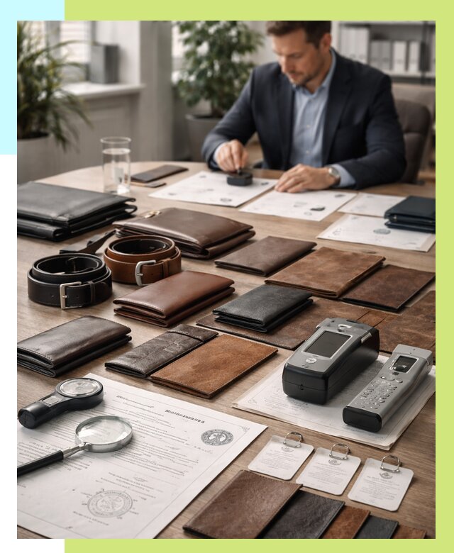 Сертификация кожаных изделий в Кирове от 12434 р. | Алешин-Кри