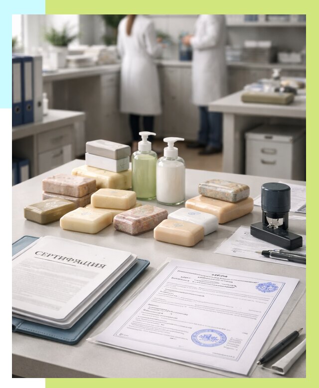Сертификация мыла и сертификат на мыло в Кирове от 12434 | Алешин-Кри