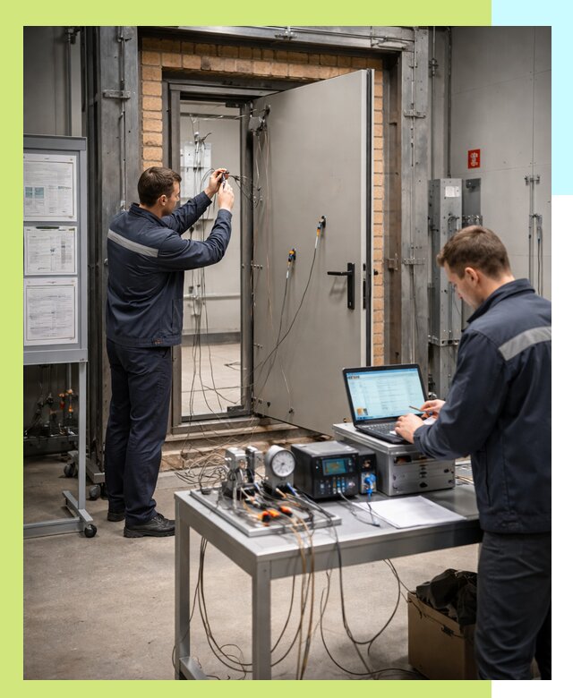 Сертификация противопожарных дверей в Кирове по ГОСТ и ТР