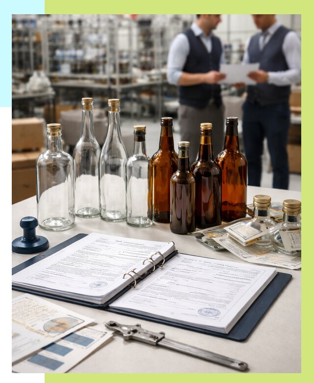 Сертификация стеклянных бутылок в Кирове от 25905 р. | Алешин-Кри