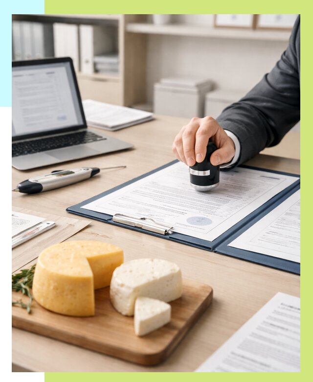 Сертификация сыров в Кирове от 15543 р | Сертификат на сыр Алешин-Кри