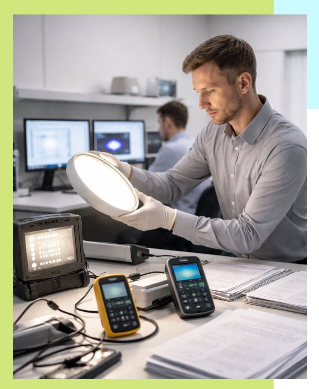 Сертификация светильников в Кирове: испытания и оформление