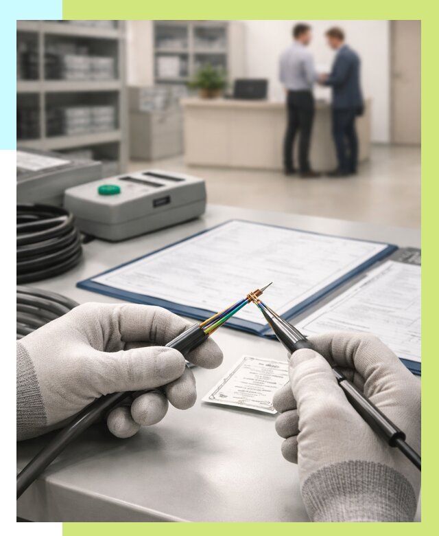 Сертификация провода в Кирове от 18652 р. в Алешин-Кри