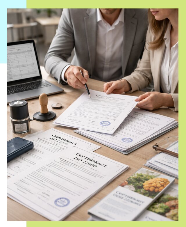 Сертификат ISO 22000 в Кирове от 41448 р. под ключ | Алешин-Кри