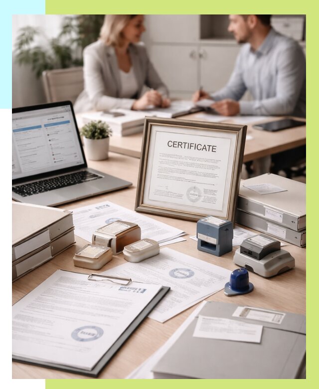 Сертификация компании в Кирове от 46629 р. | Алешин-Кри — заказ